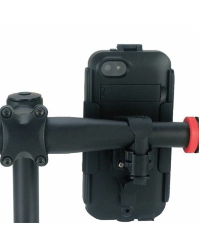 Muvit Support Téléphone Vélo 4 Pouces Noir - Support Smartphone Guidon
