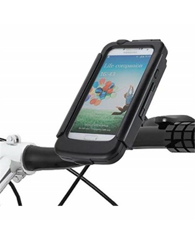 Muvit Support Téléphone Vélo 5" Noir - Imperméable, Rotation 360°
