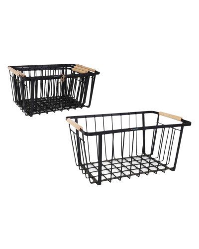 Paniers Inde Percutti Organisateurs, Lot de 3 - Solution pratique pour le rangement
