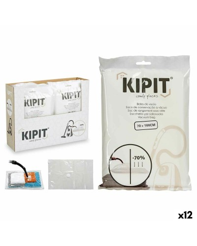 Vakuumpåsar Kipit 54205 Transparent Plast 20 x 30 x 3 cm 70 x 100 cm (12 antal)