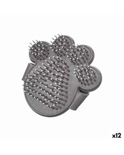 Mascow Dog Brush Grey 10.5 x 10 x 3 cm (12 Units)
