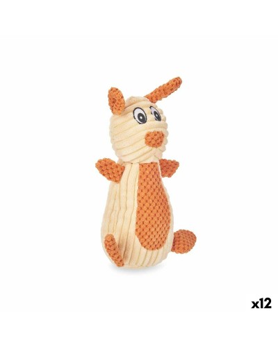 Peluche Mascow pour chiens, 25x50x18cm, lot de 12, jouet résistant et câlin.
