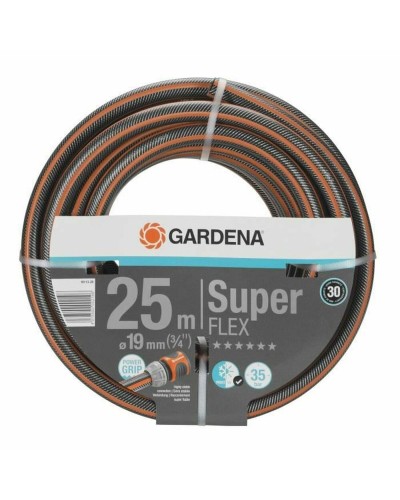 Tuyau flexible Gardena Super Flex, 19 mm x 25 m, pour l'arrosage de votre jardin.
