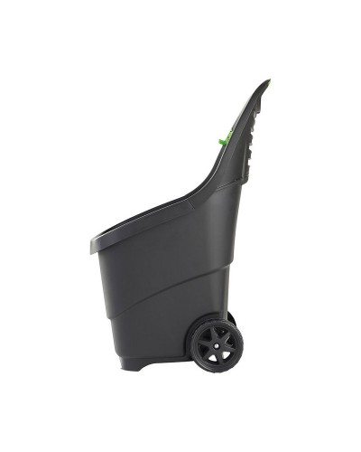 Carrello da Giardino Nero Polipropilene 65 L - 87 x 60 x 50 cm
