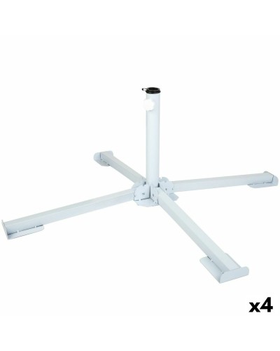 Aktive | Schirmständer Weiß 85 cm | Kunststoff Schwamm EPS | 4er-Pack
