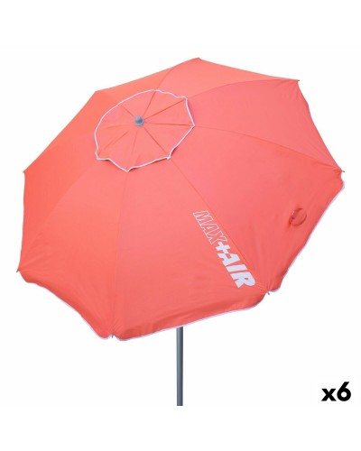 Aktive Sonnenschirm UV50, Ø 200 cm, Koralle, Polyester, Aluminium
