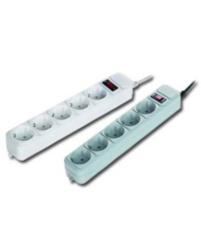 Gembird Regleta de Enchufe SPG3-B-15C, 3 Tomas, Cable de 4.5m, Protección contra Sobretensiones
