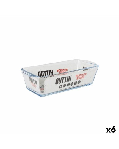 Oven Dish Quttin   Glass Rectangular 825 ml 23,1 x 10 x 6,1 cm (6 Units)