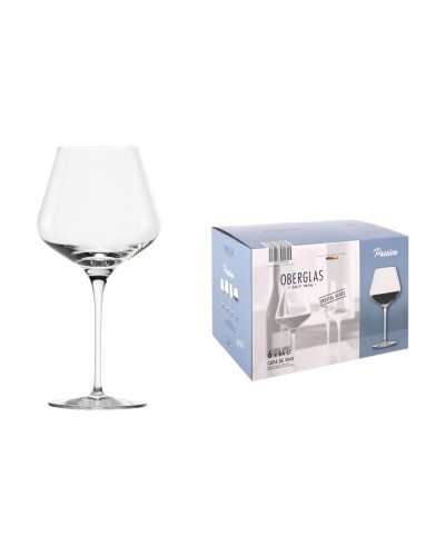 Juego de 6 Copas de Vino Inde Passion - Capacidad 640 ml
