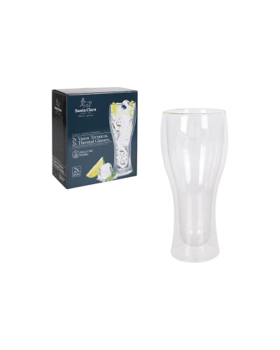 Glasset Inde Santa Clara Borosilikatglas 400 ml 2 Delar