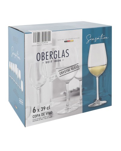 Set med vinglas Inde Sensation 390 ml 6 Delar