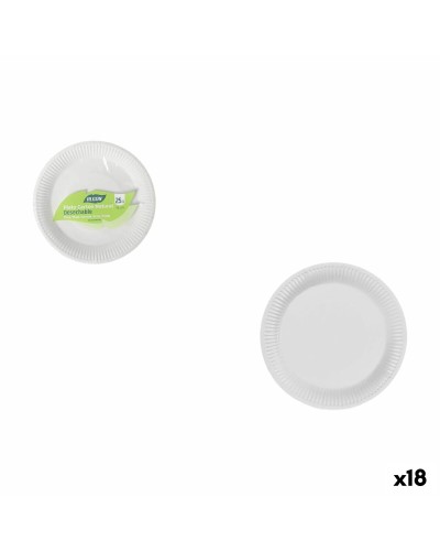 Piatti Inde da 18 cm, Set Economico da 25 per Pranzi e Cene Familiari