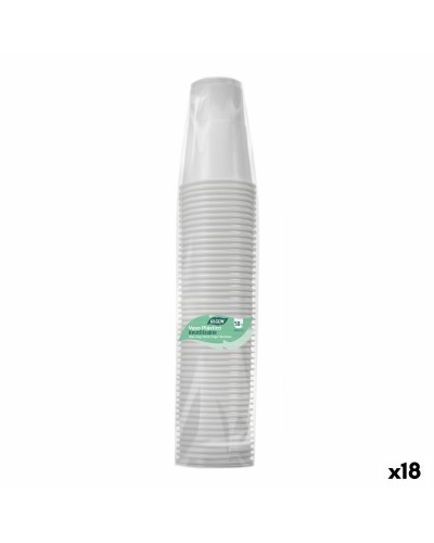 Gobelets jetables blancs Inde 300 ml, 50 pièces/paquet (18 paquets)
