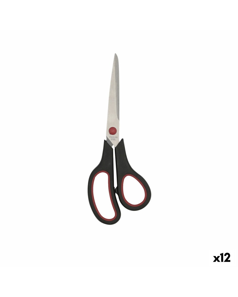 Kräuterschere Quid Rico Schwarz Rot Metall 21 cm (12 Stück)