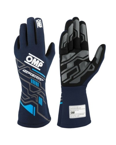 Karting Gloves OMP MY2025 Blå Marinblå FIA 8856-2018