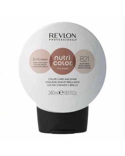 Revlon Nutri Color Beige N.821 - Dauerhafte Haarfarbe 240ml - Intensive Farbe
