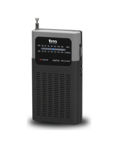 TM Electron Radio Portable Noire - FM/AM, Compacte pour Voyages & Maison
