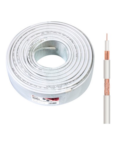 Câble Coaxial Antenne TV NIMO - 100 Mètres - Haute Qualité
