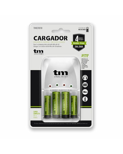 TM Electron Batterieladegerät Schnellladegerät für AA/AAA Ni-MH/Ni-Cd Akkus
