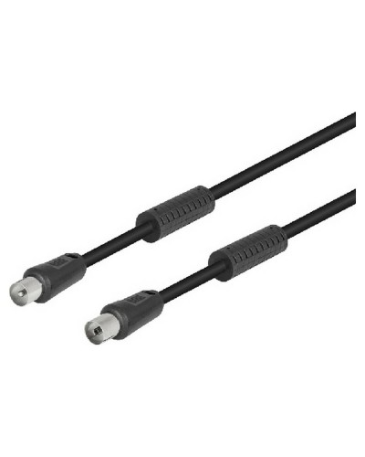 TM Electron Antenna Cable 2.5m Black - Digital Terrestrial TV, Excellent Connection
