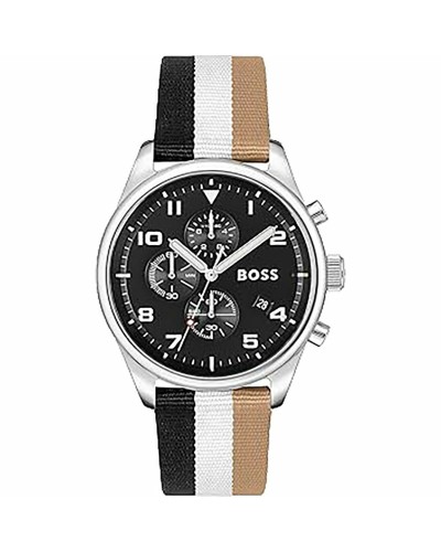 Hugo Boss Montre Homme 1514062 Chronographe Acier Noir Ø44mm
