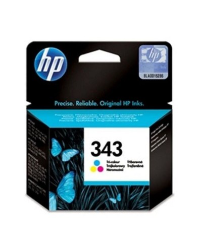 Alkunperäinen mustepatruuna HP 343 Syaani Magenta Keltainen Kolmiväri Cyanin sininen/Magentan punainen/Keltainen