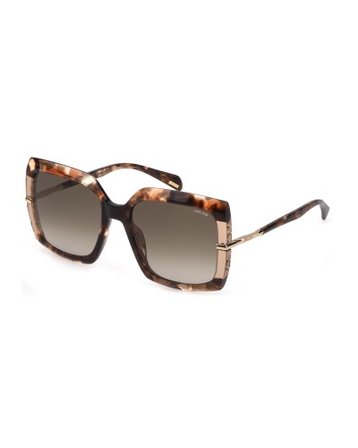 Police SPLG23: Damen Sonnenbrille, 57mm Fassung, Modell 02AD
