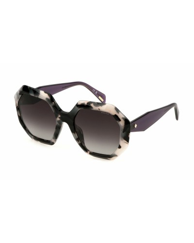 Police SPLM10 Women's Sunglasses - Black Frame, Gradient Lenses
