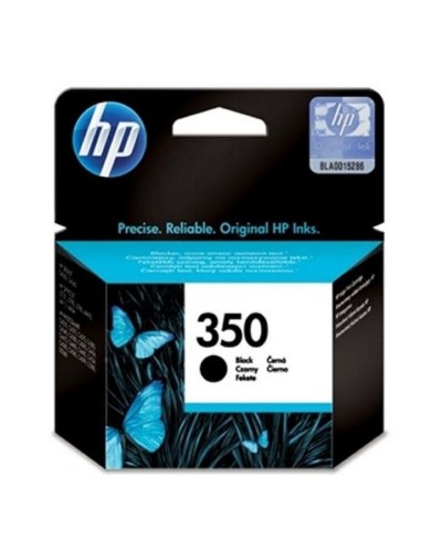 HP 350 Original Black Ink Cartridge - High Capacity - Perfect Print

