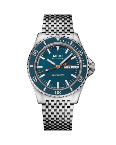 Mido Ocean Star GMT Argenté : Montre Homme Automatique Résistante [44mm]

