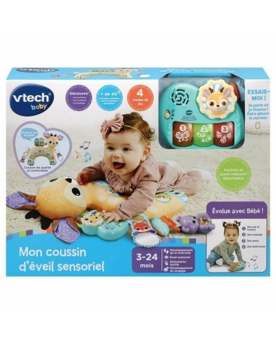 VTech Baby Mein Sensorisches Entdeckungskissen - Spielmatte für Babys
