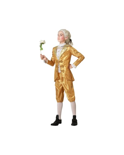 Costume Carnevale Cortigiano Bambino 3-4 Anni - Abito da Nobile Storico
