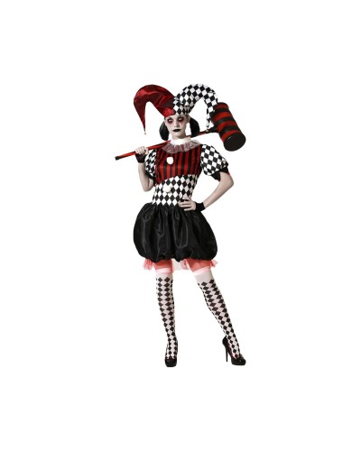 Costume Arlequin Adulte XS/S - Déguisement Carnaval Coloré et Amusant
