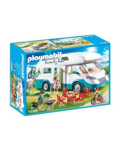 Playmobil Family Fun: Summer Holiday Caravan 70088 (135 pieces) - Family Playset
