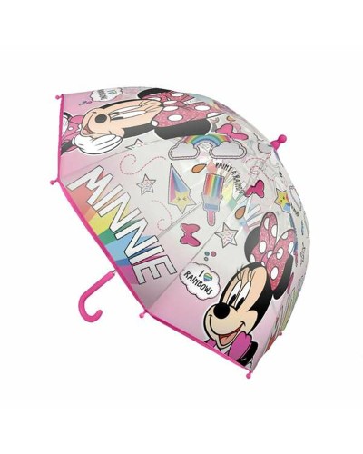 Sateenvarjot Minnie Mouse Pinkki Metalli PoE