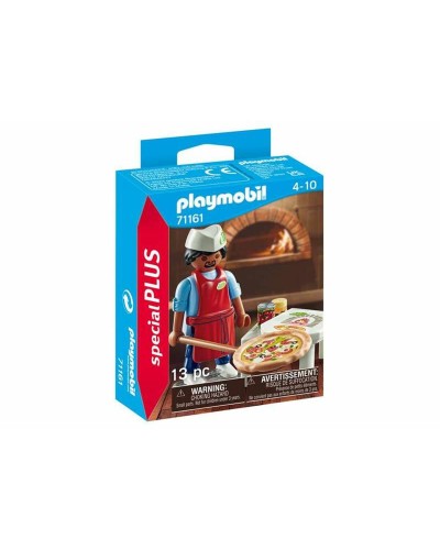 Playmobil Special PLUS 71161 - Pizza Chef with Oven & Accessories (13 Pieces)
