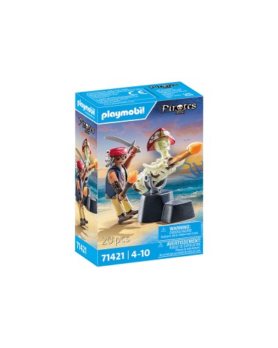 Playmobil Pirata: Juego de Aventuras con 20 Piezas
