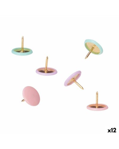 Punaises Pincello 654 Multicolour Metaal (12 Stuks)