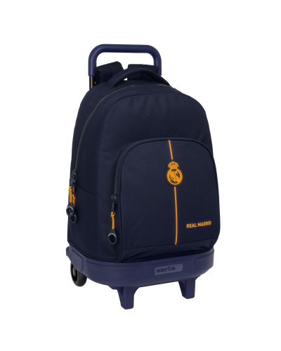 Cartable à roulettes Real Madrid C.F. Blue marine 33 x 45 x 22 cm