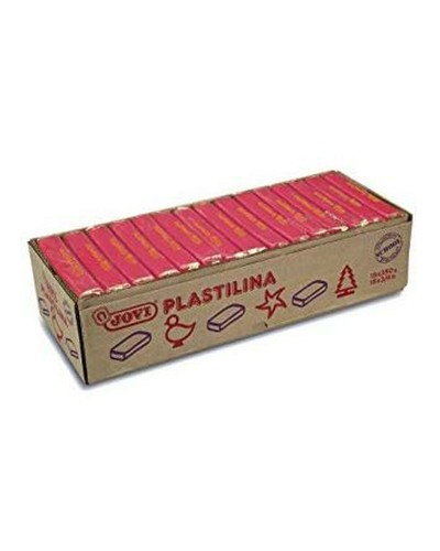 Plastilina Jovi School Rossa - 15 Pezzi - Morbida, Atossica, Modellabile
