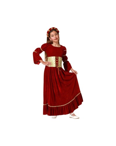 Medieval Queen Costume for Girls - Princess Carnival Dress Size [SIZE]
