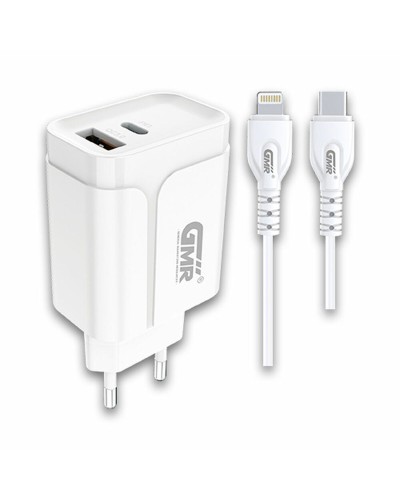 Goms USB-C Lightning Ladegerät 20W Schnellladung iPhone/iPad
