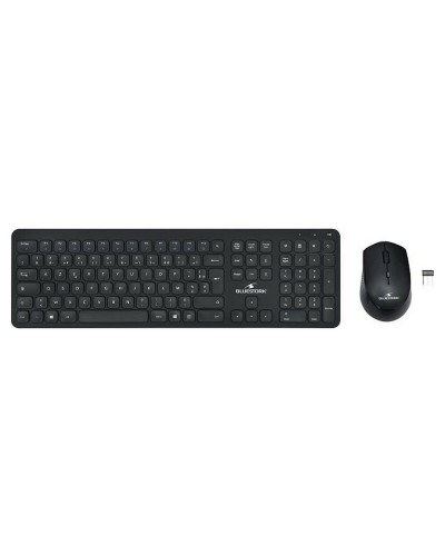 Bluestork Easy Slim Tastiera e Mouse AZERTY - Nero Francese - Layout Slim
