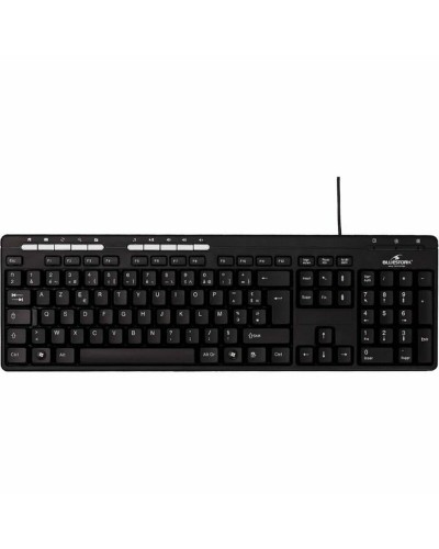 Bluestork AZERTY Französische Tastatur - Multimedia, Ergonomisch - Schnelles Tippen
