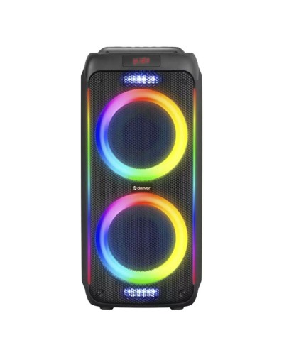 Denver BPS-458 Portable Bluetooth Speaker - Black - Powerful Audio, Travel
