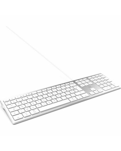Näppäimistö Mobility Lab Valkoinen Hopeinen Mac OS AZERTY