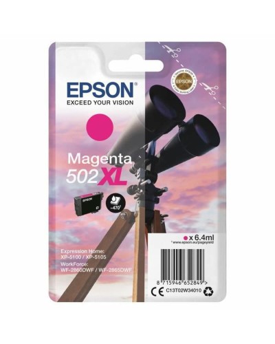 Epson 502XL Magenta Twin Pack - High Capacity Original Ink Cartridge
