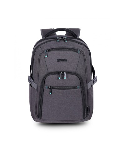 Urban Factory Zaino Porta PC 14" Grigio - Antifurto, Impermeabile
