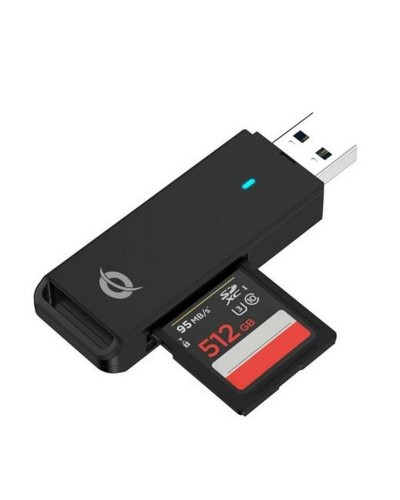 Conceptronic Lettore Schede Memoria USB 2.0 Nero
