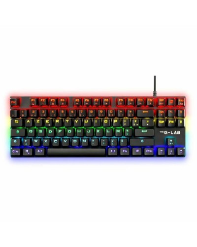 The G-Lab Mercury Gaming-Tastatur AZERTY - Schwarz - Hintergrundbeleuchtet
